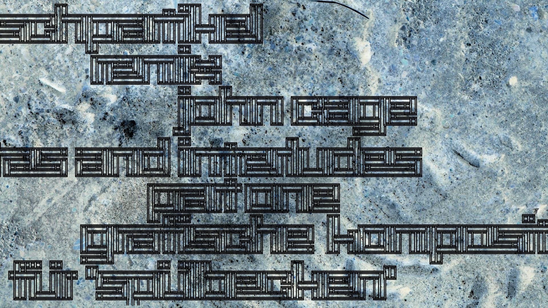 2021-01-30 Wasser in der Sp&uuml;le II, On-Off (Remix John Cage 'Sonatas & Interludes') (Komposition, Remix, Recording, Foto)